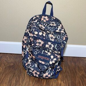 Floral JanSport backpack